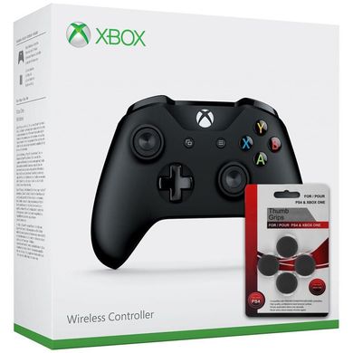 Игровой манипулятор Microsoft Xbox One S Wireless Controller (Black)  фото