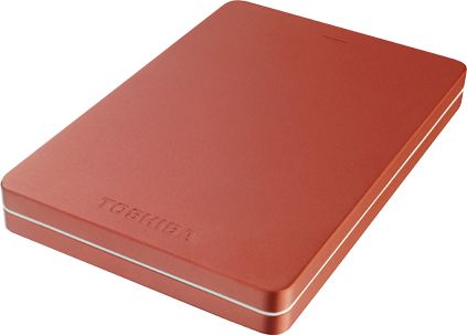 Жорсткий диск Toshiba Canvio Alu 1 TB Red (HDTH310ER3AB) фото