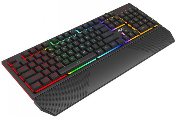 Клавиатура AOC GK200 Gaming Rainbow LED USB (GK200D32R) фото