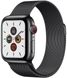 Apple Watch Series 5 LTE 40mm Space Black Stainless Steel Case w. Space Black Milanese Loop (MWX92)