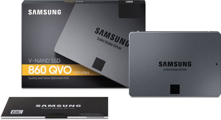 SSD накопитель Samsung 860 QVO 2 TB (MZ-76Q2T0BW) фото