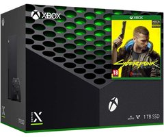Игровая приставка Microsoft Xbox Series X 1TB + Cyberpunk 2077 фото