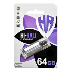 Flash пам'ять Hi-Rali 64 GB Corsair series Silver (HI-64GBCORSL) фото