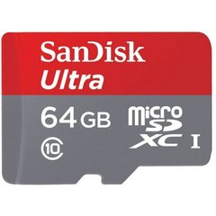 Карта пам'яті SanDisk 64 GB microSDXC UHS-I Ultra A1 SDSQUA4-064G-GN6MN фото