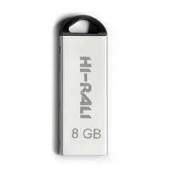 Flash память Hi-Rali 8GB Fit Series USB 2.0 Silver (HI-8GBFITSL) фото