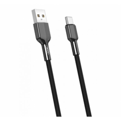 Кабель USB XO Type-C NB182 Zinc Alloy 2.4A 1.0m Black фото