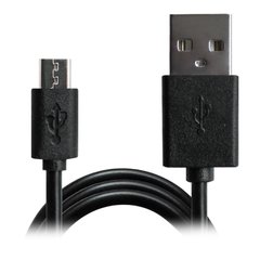 Кабелі та перехідники Grand-X USB - micro USB, Cu, 2.1A, Black, 1.5m (PM015BS) фото
