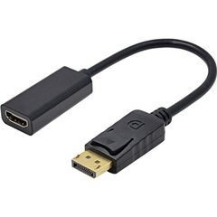 Кабелі та перехідники STLab DisplayPort - HDMI Black (U-996)