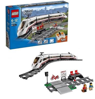 Конструктор LEGO LEGO City Скоростной пассажирский поезд 60051 фото