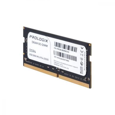Оперативная память Prologix 8 GB SO-DIMM DDR4 2666 MHz (PRO8GB2666D4S) фото