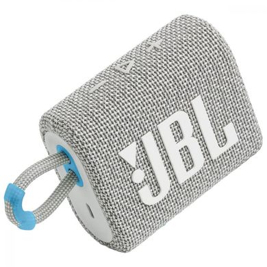 Портативная колонка JBL Go 3 Eco White (JBLGO3ECOWHT) фото