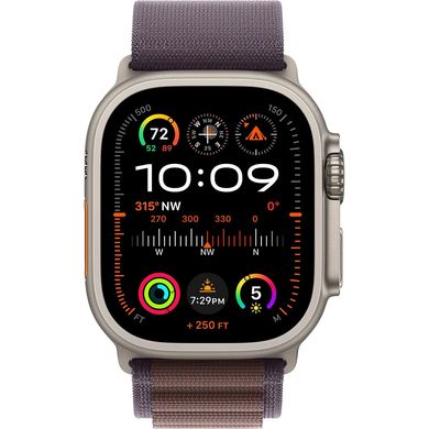 Смарт-часы Apple Watch Ultra 2 GPS + Cellular 49mm Titanium Case with Indigo Alpine Loop - Medium (MRET3) фото