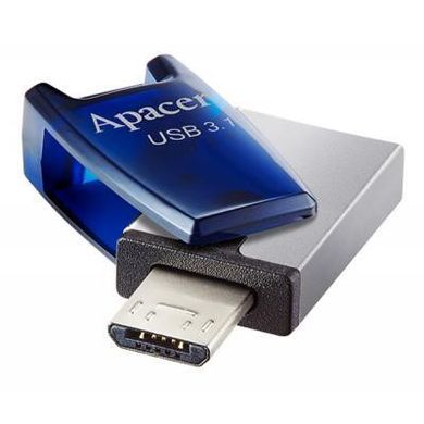 Flash память Apacer 64 GB AH179 OTG Mobile Blue (AP64GAH179U-1) фото
