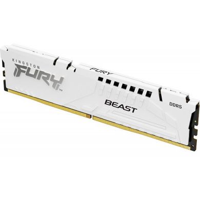 Оперативная память KINGSTON 32GB DDR5 5600MHz FURY Beast EXPO White (KF556C36BWE-32) фото