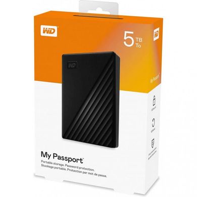 Жесткий диск WD My Passport 5 TB Black (WDBPKJ0050BBK-WESN) фото
