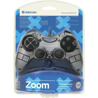 Ігровий маніпулятор Defender Zoom USB (64244) фото