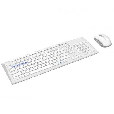 Комплект (клавиатура+мышь) RAPOO 8200M Wireless White фото