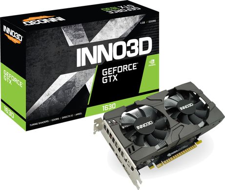INNO3D GeForce GTX 1630 TWIN X2 OC (N16302-04D6X-1177VA25)