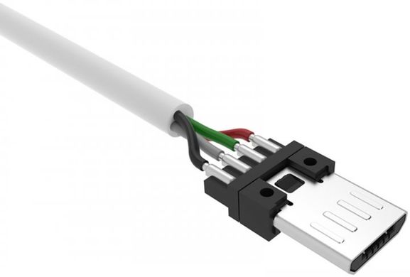 Кабель USB Cable Silicon Power USB - microUSB LK10AB White (SP1M0ASYLK10AB1W) фото