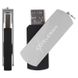 Exceleram 32 GB P2 Series Silver/Black USB 3.1 Gen 1 (EXP2U3SIB32) подробные фото товара