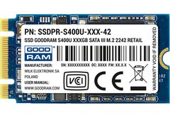 SSD накопитель GOODRAM S400u 240 GB (SSDPR-S400U-240-42) фото