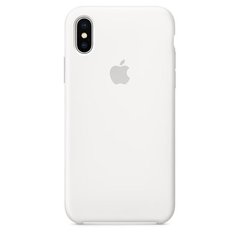 Apple iPhone X Silicone Case - White (MQT22) фото