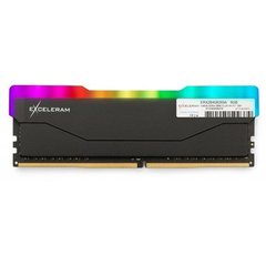 Оперативна пам'ять Exceleram 8 GB DDR4 2666 MHz RGB X2 Series Black (ERX2B408269A) фото