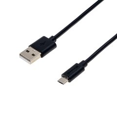 Кабелі та перехідники Grand-X USB - Micro USB Cu 2.1A Black 1m (PM01S) фото