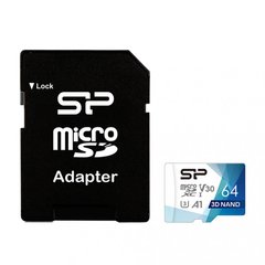 Карта пам'яті SiliconPower microSDXC Superior Pro Colorful 64GB Class 10 V30 +SD-adapter (SP064GBSTXDU3V20AB) фото