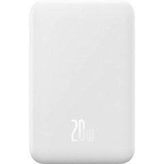 Power Bank Baseus Magnetic Mini 20000mAh 20W White (P10022102212-01) фото