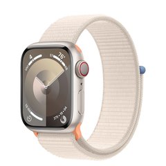 Смарт-часы Apple Watch Series 9 GPS + Cellular 41mm Starlight Alu. Case w. Starlight S. Loop (MRHQ3) фото