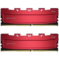 Оперативная память Exceleram 16 GB (2x8GB) DDR4 3600 MHz Kudos Red (EKRED4163618AD) фото