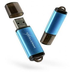 Flash память Exceleram 16 GB A3 Series Blue USB 2.0 (EXA3U2BL16) фото