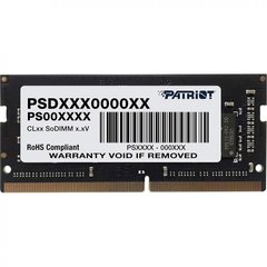 Оперативна пам'ять Patriot DDR4 3200 32GB SO-DIMM (PSD432G32002S) фото