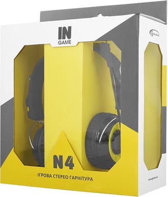 Навушники Gemix N4 Black/Yellow фото