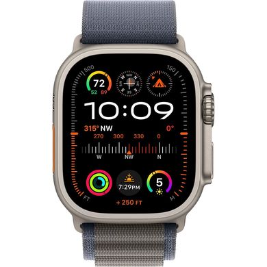 Смарт-часы Apple Watch Ultra 2 GPS + Cellular 49mm Titanium Case with Blue Alpine Loop - Large (MREQ3) фото