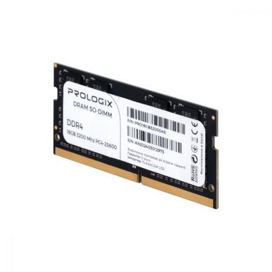 Оперативная память Prologix 8 GB SO-DIMM DDR4 3200 MHz (PRO8GB3200D4S) фото