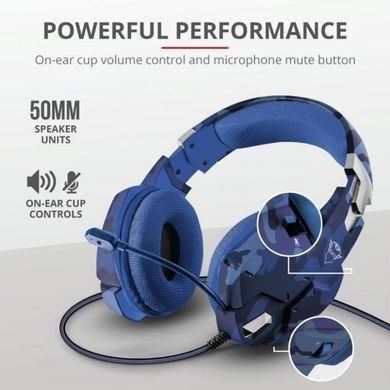 Наушники Trust GXT 322B Carus Gaming Headset for PS4 (23249) фото