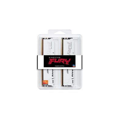 Оперативна пам'ять Kingston 32GB (2x16GB) DDR5 FURY Beast 6000MHz White (KF560C36BWEK2-32) фото