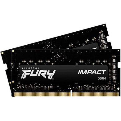 Оперативна пам'ять Kingston FURY 16 GB (2x8GB) SO-DIMM DDR4 3200 MHz Impact (KF432S20IBK2/16) фото