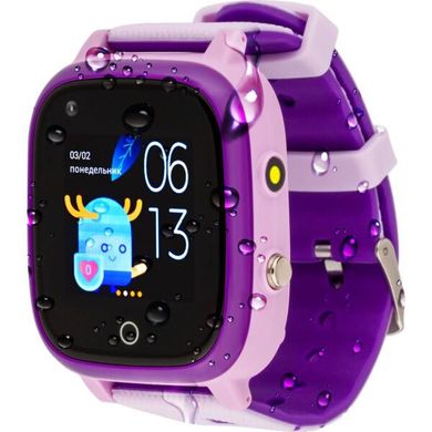 Смарт-часы AmiGo GO005 4G WIFI Thermometer Purple фото