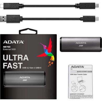 SSD накопитель ADATA SE760 2TB (ASE760-2TU32G2-CTI) фото