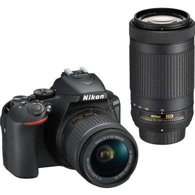 Фотоапарат Nikon D5600 kit (18-55mm+70-300mm) фото