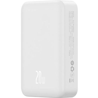 Power Bank Baseus Magnetic Mini 20000mAh 20W White (P10022102212-01) фото