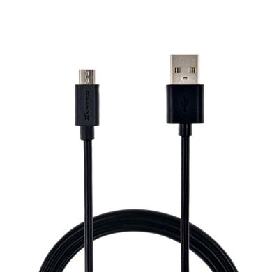 Кабелі та перехідники Grand-X USB - Micro USB Cu 2.1A Black 1m (PM01S) фото