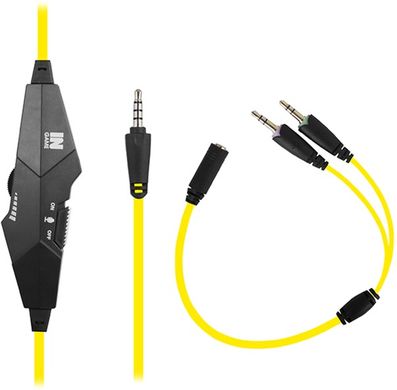 Навушники Gemix N4 Black/Yellow фото