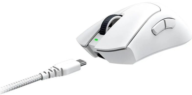 Миша комп'ютерна Razer DeathAdder V3 PRO Wireless White (RZ01-04630200-R3G1) фото