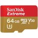 SanDisk 64 GB microSDXC UHS-I U3 Extreme A2 V30 SDSQXA2-064G-GN6GN подробные фото товара