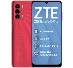 Смартфон ZTE Blade V40 Vita 6/128GB Red фото
