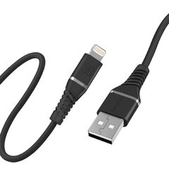 Кабель USB Promate USB to Lightning 1.2m Black (powerline-ai120.black) фото